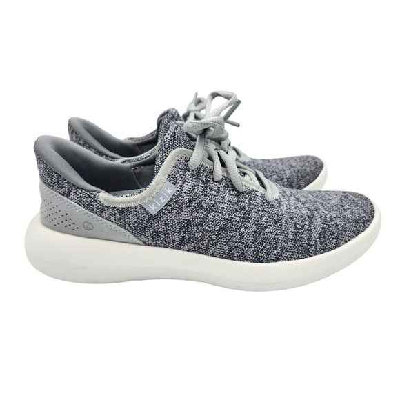 Kizik Madrid Eco Knit Handsfree Sneakers Men's 5 Womens 6.5 Heathered Gray - Picture 1 of 13